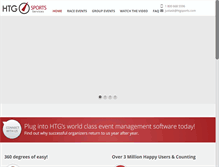 Tablet Screenshot of htgsports.com