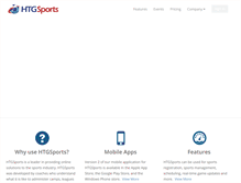 Tablet Screenshot of htgsports.net